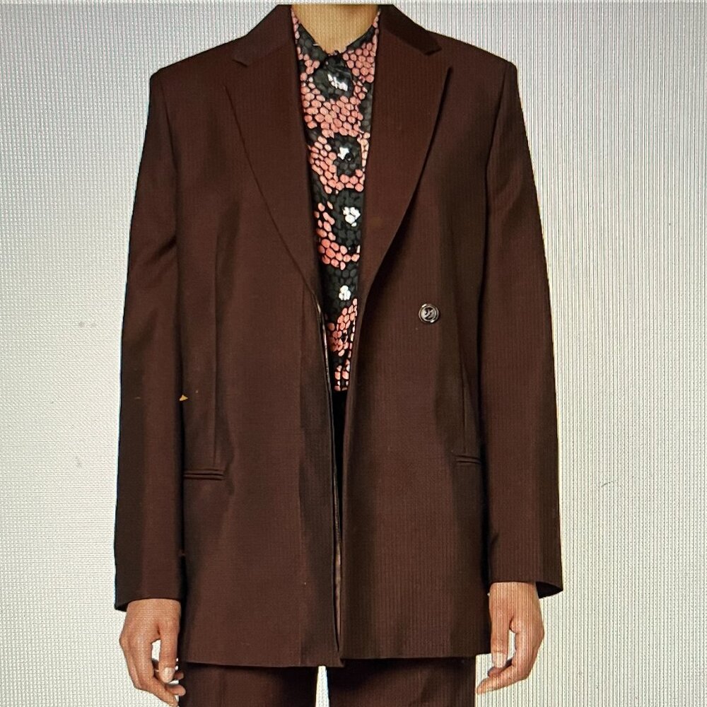 Acne Studios Janine Wool Mohair Suit Jacket Blazer